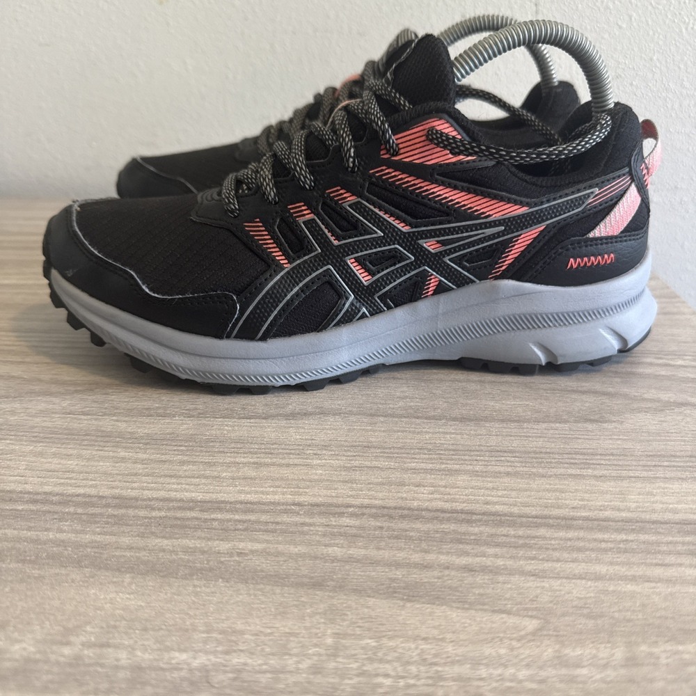 Asics Trail Scout 2 Outdoor Hiking Trail 1012B039 Black Women's Sneakers Sz 9